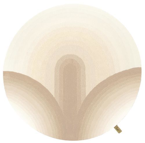 Tapete Art Déco - Nelambo Beige - Studio Gazelles - em capitonê / floral / multicores