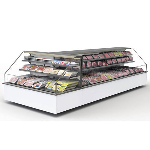Vitrina refrigerada de estante - TWIN SV - Eurocryor - para restaurante / para açougue / metálica