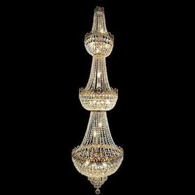 Lustre contemporâneo - 0100 - CRISTALUX LIGHTING DESIGN - em cristal / da linha comercial / redondo