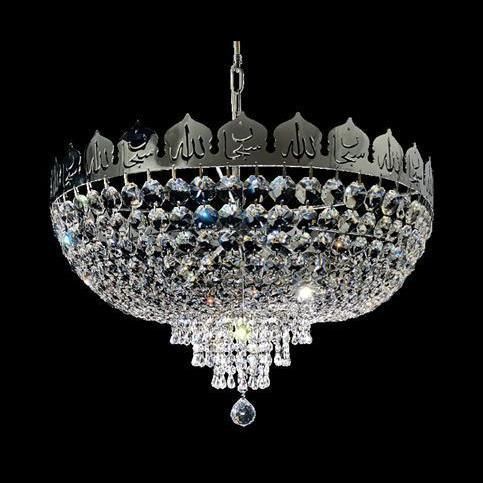 Lustre de estilo Art Déco - 0190 series - CRISTALUX LIGHTING DESIGN - em cristal / para 4 lâmpadas / para 5 lâmpadas