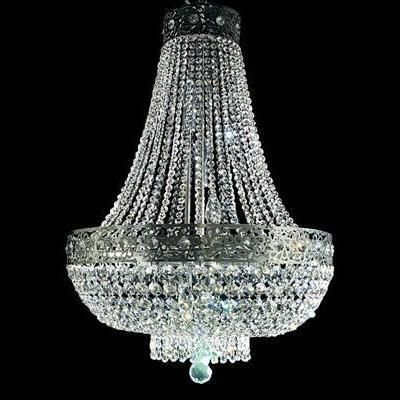 Lustre contemporâneo - 0197 - CRISTALUX LIGHTING DESIGN - em cristal / para 6 lâmpadas / para 7 lâmpadas