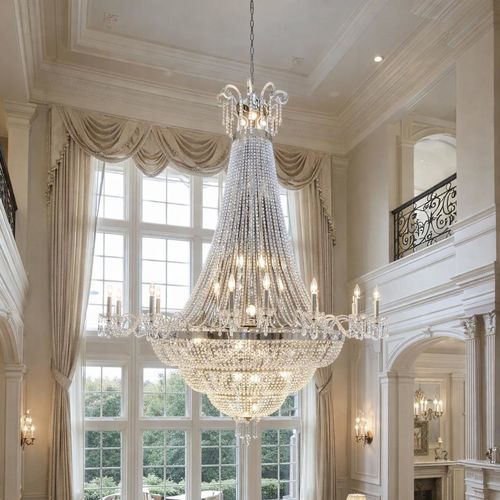 Lustre contemporâneo - 0902 series - CRISTALUX LIGHTING DESIGN - em aço inoxidável / em cristal / da linha comercial