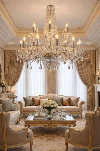 Lustre contemporâneo - 164 - CRISTALUX LIGHTING DESIGN - em aço inoxidável / em cristal / da linha comercial
