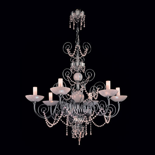 Lustre de design original - STAR - BEBY ITALY SRL - em vidro de Murano / em cristal Swarovski® / metálico