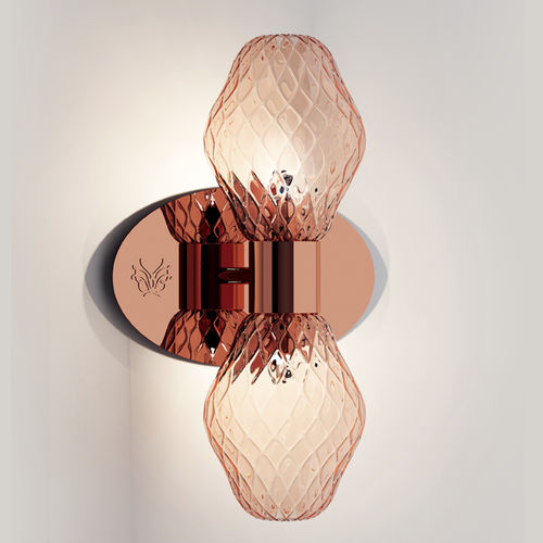 Arandela contemporânea - PEONIA - BEBY ITALY SRL - para ambiente interno / metálica / em vidro de Murano