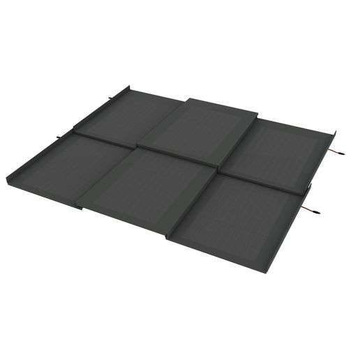 Telha fotovoltaica - ARDESIA 600 - AHLUX ITALIA SRL - plana / solar / de vidro