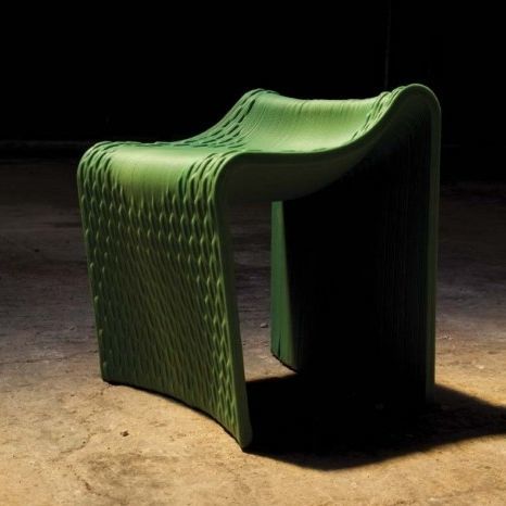 Banqueta contemporânea - SN 2.0 - BlueCycle - em material plástico / com base em plástico / dupla