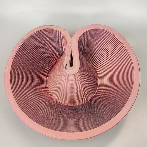 Prato de sobremesa - PINK ONE-OFF SEASHELL MEDIUM - BlueCycle - escultura / em material plástico / de cor lisa