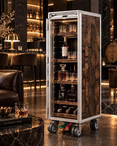 Carrinho para bebidas - LA BARRIQUE - Skypak - para degustação de vinhos / para transporte de mesas / multiusos