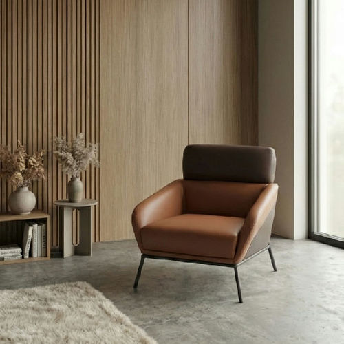 Poltronas de escritório contemporânea - AG 103 - UAB "Dzūkijos baldų fabrikas" - em couro / marrom / para ambiente de trabalho