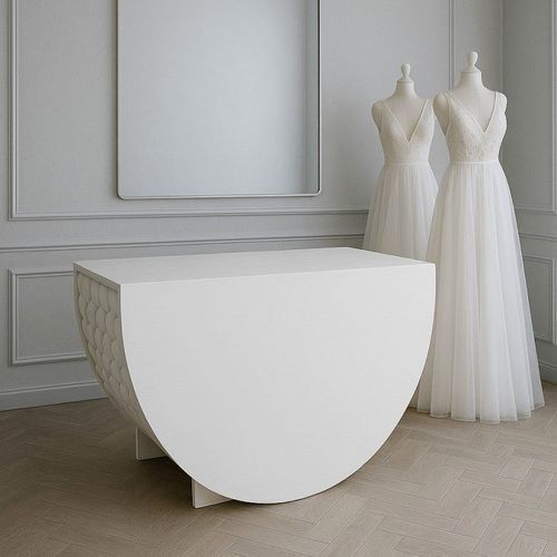 Mesa lateral de design minimalista - DBF 716 - UAB "Dzūkijos baldų fabrikas" - com folheado de madeira / em MDF / com base em MDF
