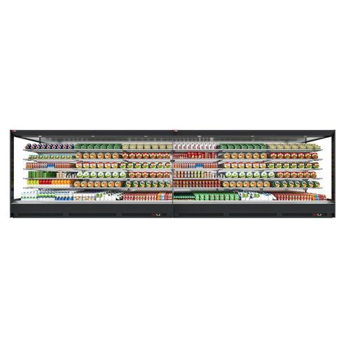 Vitrina refrigerada vertical - VINSON DP series - FRİGOSO ENDÜSTRİYEL SOĞUTMA SİSTEMLERİ VE MARKET EKİPMANLARI SAN TİCARET A.Ş. - para loja / metálica / sem portas