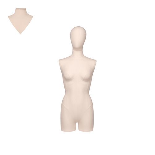 Busto de costura feminino adulto - COUTF13_EC1 - Best Mannequins BV - abstrato / em espuma de poliuretano / em tecido