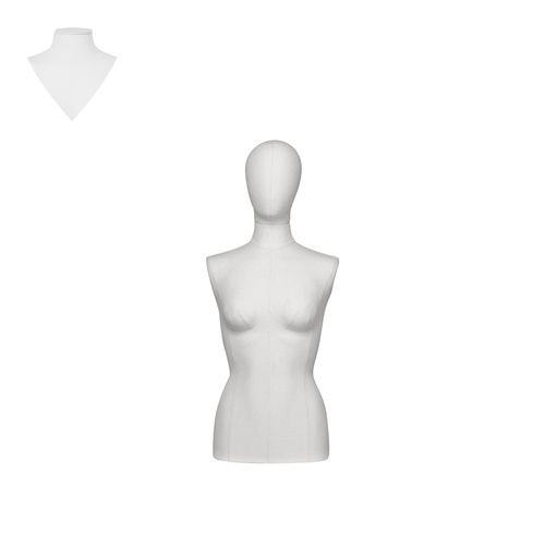 Busto de costura feminino adulto - COUTF12_WH1 - Best Mannequins BV - de moda / em PU / em espuma de poliuretano