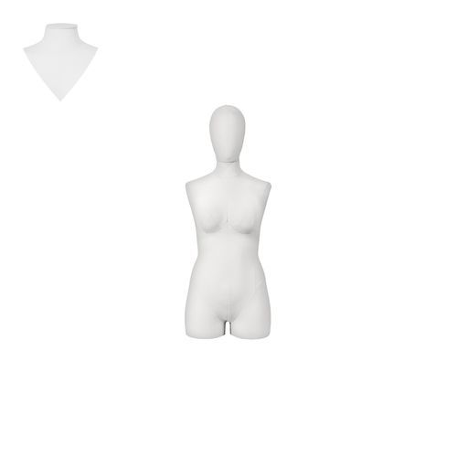 Busto de costura feminino plus size - COUTF16_WH1 - Best Mannequins BV - abstrato / em poliuretano / em poliestireno