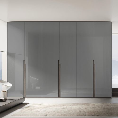 Guarda-roupa moderno - ANTA LISCIA MANIGLIA M60 - benedetti MOBILI - em madeira / com portas de abrir / com portas de correr