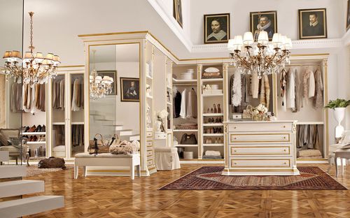 Closet clássico - luxury - benedetti MOBILI - em madeira / em vidro