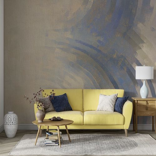 Papel de parede contemporâneo - GENTLE FLOW - jaWalls - em tecido não tecido / personalizável / efeito papel de parede
