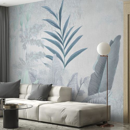 Papel de parede contemporâneo - TROPICAL RETREAT - jaWalls - em tecido não tecido / com natureza / com padrão floral