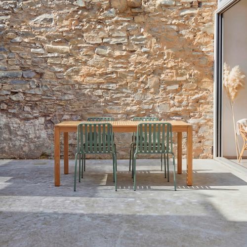Conjunto de mesa e cadeiras contemporâneo - T&Eacute;O - TICKET FOR THE MOON - de jardim / para sacada / metálico