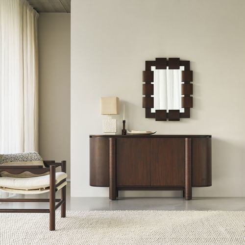 Buffet aparador contemporâneo - LEANDRO - Tikamoon - em madeira / em compensado / com portas de abrir