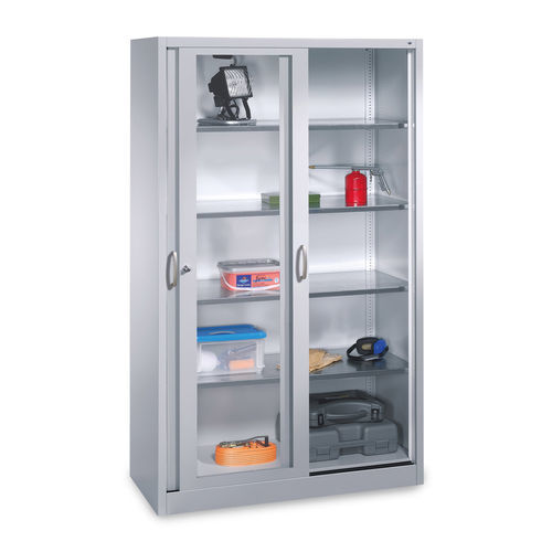 Móvel de arrumação integrado - 3332-04256160G_V.1454 - Lockeel - contemporâneo / da linha comercial / metálico