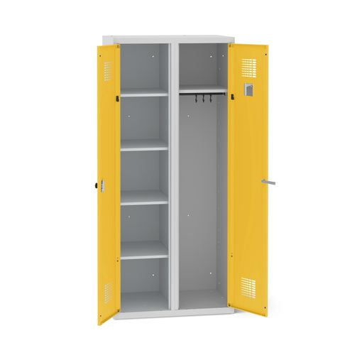 Guarda-roupa contemporâneo - 1140-020121-0801112_V.455 - Lockeel - em aço revestido a pó / com portas de abrir / para escritório