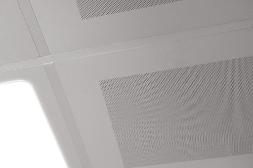 Forro em aço galvanizado - VERT FLAT - Vertebra - em alumínio / em painéis / para escritório