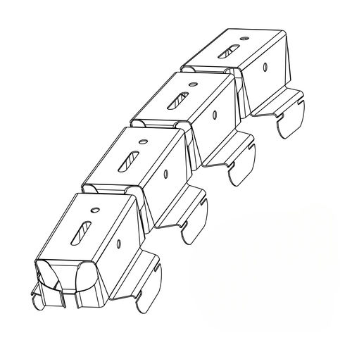Perfil metálico - VERTEBRA® VT45 - Vertebra - pré-fabricado