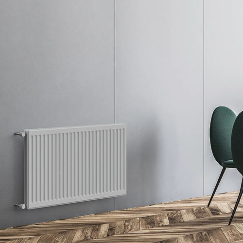 Radiador a água quente - PLATTELLA C4 IGIENE - Radiators - contemporâneo / em aço / cinza