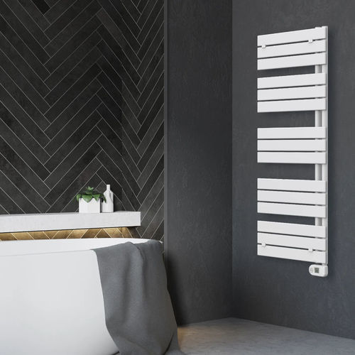 Toalheiro elétrico - AGATA DIGITAL - Radiators - contemporâneo / em aço / cinza