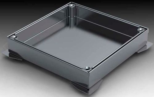 Tampa para caixa de inspeção em aço inoxidável 316L - Inza Inox S.L. - quadrada / sob medida / A15