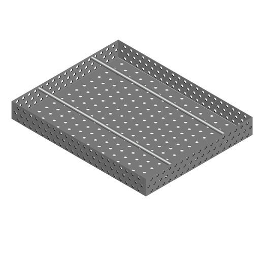 Calha de escoamento simples - Inza Inox S.L. - em aço inoxidável / para cozinha / modular