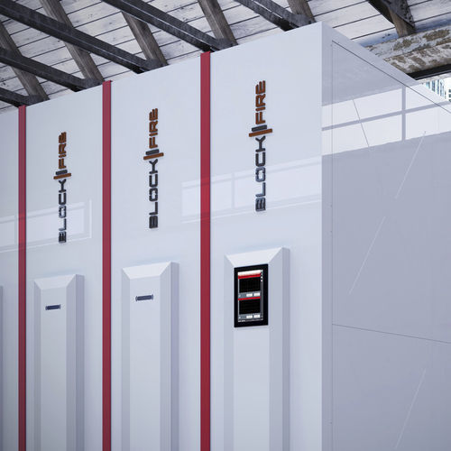 Cabine pré-fabricada de uso previsto para escritório - BLOCKFIRE&reg; - Makros srl - de uso técnico / para open space / modular
