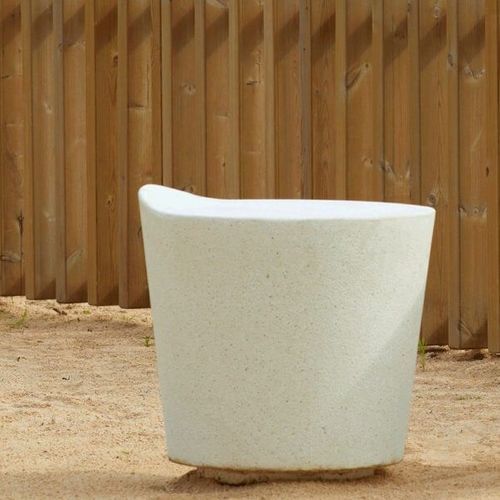 Banqueta contemporânea - UTAR - RYM URBAN FURNITURE, S.L. - em concreto / com base em concreto / com iluminação