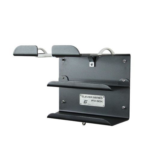 Bicicletário vertical de parede - IFIX‑BOX - CLEVER Series - para área interna / para garagem / em alumínio