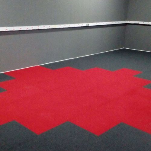 Carpete bouclê - SPIRE 3.0 - Casino Carpets S.L. - em nylon / monocromático / vermelho