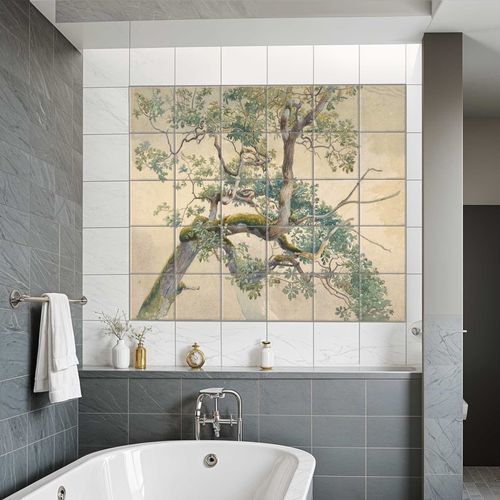 Placas de revestimento em porcelana - TREE BRANCHES - Tempera Art Design - com motivos impressos / para ambiente interno / para ambiente interno