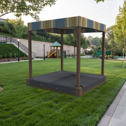 Toldo cortina em poliéster - HEAVY DUTY CUSTOM SANDBOX - Covers & All - revestido de poliuretano / com revestimento de PVC / para casa