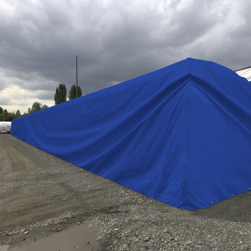 Toldo cortina em material têxtil - CUSTOM INSULATED TARP - Covers & All - em polietileno (PE) / para estufa / para abrigo