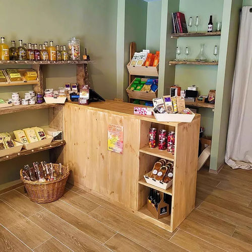 Balcão em madeira maciça - CO04305 - Tradis Design - reto / modular / sustentável