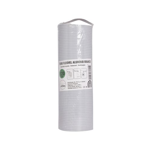 Mangueira em alumínio - EXTENSION WHITE - Nortuflex - para ar condicionado / reforçada