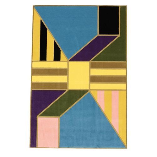 Tapete moderno - GEOMETRIA - L'Atelier Bérengère Guénant - geométrico / em lã da Nova Zelândia / retangular