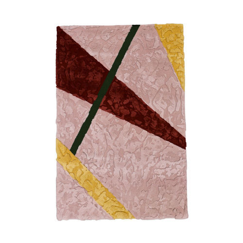 Tapete contemporâneo - DIAGONALIS - L'Atelier Bérengère Guénant - personalizável / de lã / em lã da Nova Zelândia