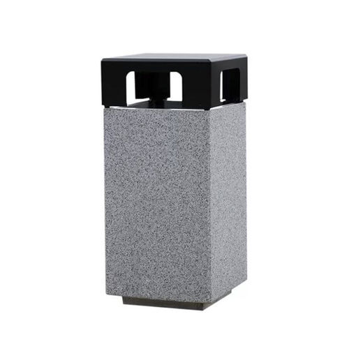 Lixeira em chapa - CESTINO MODULAR - LL53 - em concreto / para ambiente externo / para ambiente interno