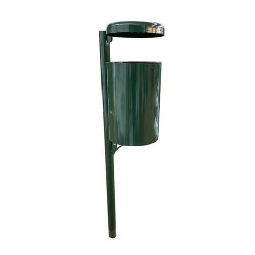 Lixeira metálica - CESTINO CALEUM - LL53 - para ambiente externo / de embutir / fixa