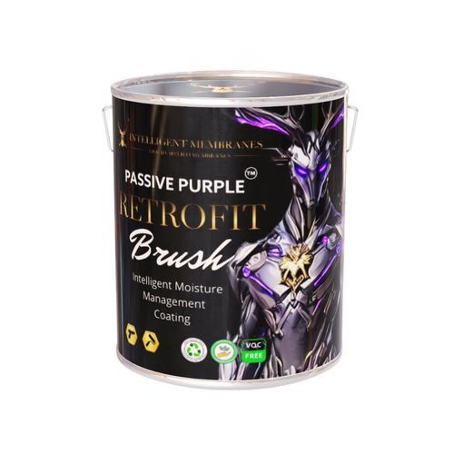 Tinta de proteção - PASSIVE PURPLE&reg; RETROFIT BRUSH - Intelligent Membranes - para ambiente interno / para ambiente externo / para fachada