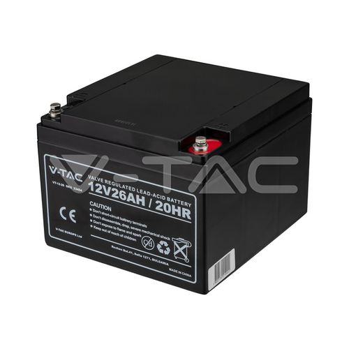Bateria de chumbo-ácido - 23454 - V-TAC - retangular / 12 V / para inversor