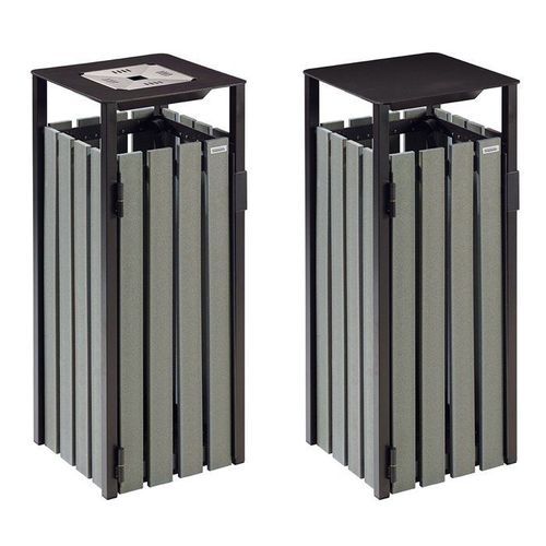 Lixeira em aço - CLC-110 - Urban'Ex - para ambiente externo / de coleta seletiva / para espaço público