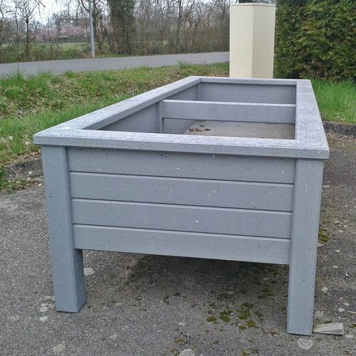 Jardineira para horta em plástico reciclado - Urban'Ex - para espaço público / para ambiente externo / reciclável